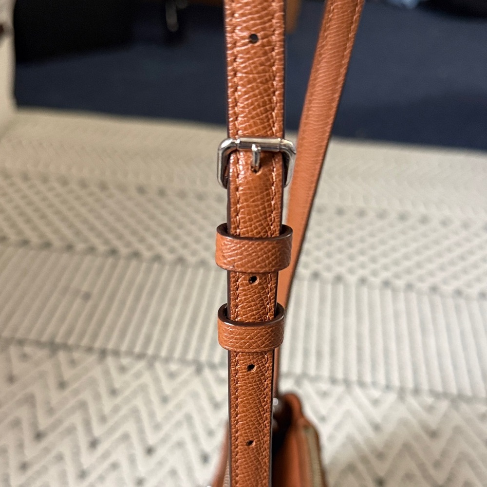 Coach Tan Leather Crossbody Bag - Picture 10 of 16